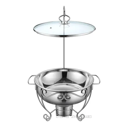 Luxury 3.5L/4.5L/6L/8L ceiling-mounted self-service alcohol stove stainless steel Gionee hot pot buffet set Luxury 3.5L/4.5L/6L/8L ceiling-mounted self-service alcohol stove stainless steel Gionee hot pot buffet set